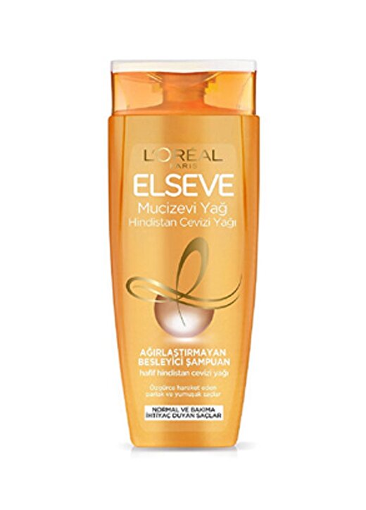 L'oréal Paris Elseve Mucizevi Hindistancevizi Yağı Ağırlaştırmayan Besleyici Şampuan 450 Ml 1