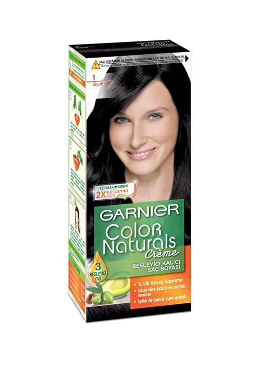 Garnier Color Naturals - 1 Siyah Saç Boyası 1