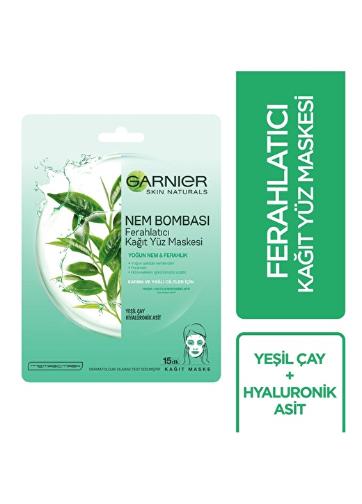 Garnier Nem Bombası Ferahlatıcı Kağıt Maske 32 Gr 1