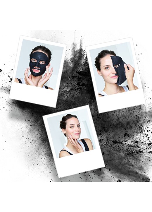 Garnier Skin Naturals Kömürlü Kağıt Yüzmaskesi Siyah Çay 3