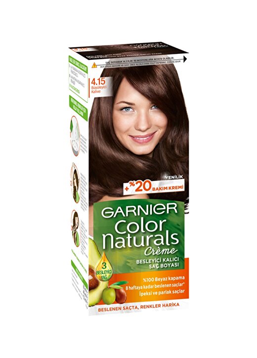 Garnier Color Naturals - 4.15 Büyüleyici Kahve Saç Boyası 1