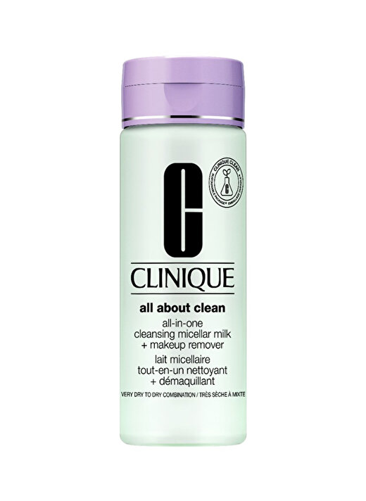 Clinique All About Clean All In One Micellar Milk Makyaj Temizleyici 200 ml 1