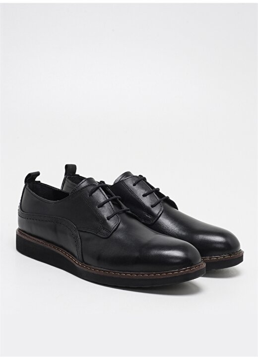 F By Fabrika Siyah Antik Günlük Ayakkabı 2