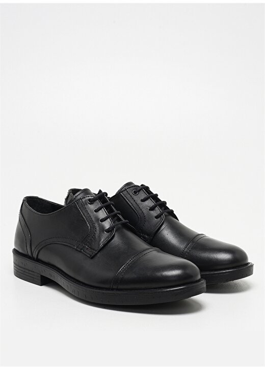 F By Fabrika Siyah Antik Klasik Ayakkabı 1