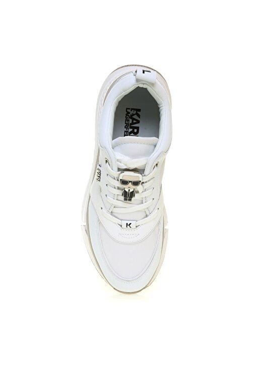 Karl Lagerfeld Kadın Beyaz Sneaker 4