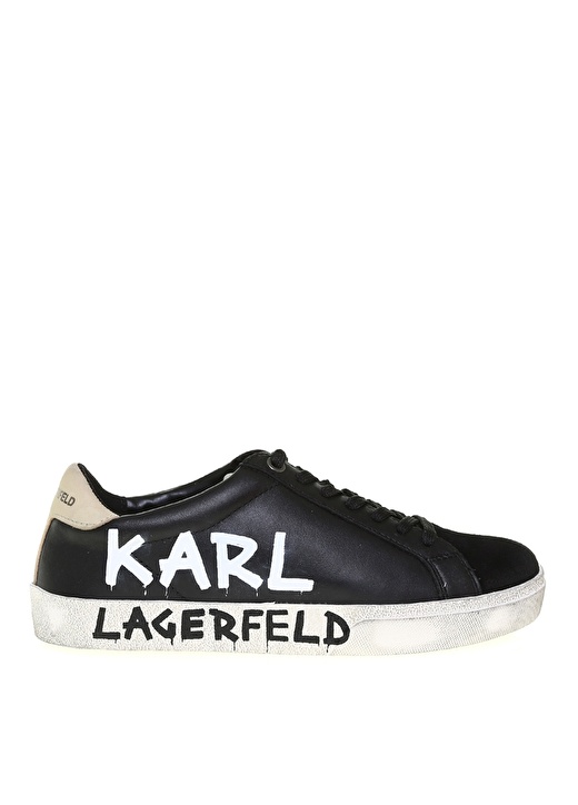 KARL LAGERFELD Siyah Kadın Sneaker SKOOL Brush Logoll 1