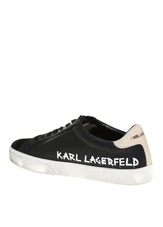 KARL LAGERFELD Siyah Kadın Sneaker SKOOL Brush Logoll 2