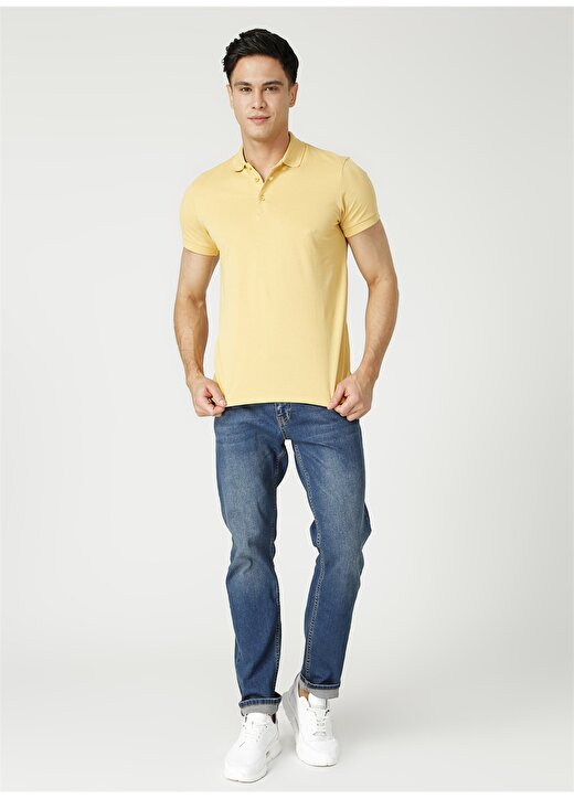Limon Cepli Slim Fit Normal Bel Erkek Denim Pantolon 1