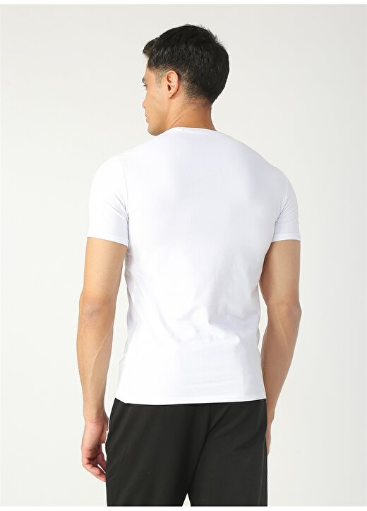 Guess Düz Beyaz T-Shirt 4