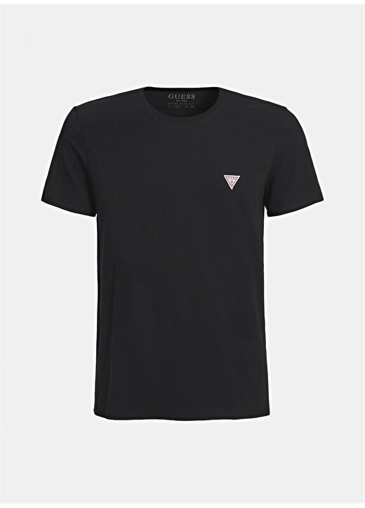 Guess Düz Siyah T-Shirt 4