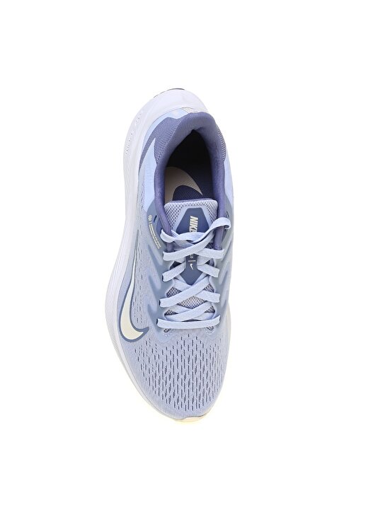 Nike CJ0302-007 Zoom Winflo 7 Mavi Kadın Koşu Ayakkabısı 4