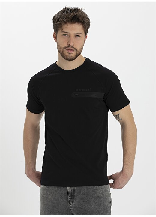 Gualtiero Manuele Giorgi Siyah Erkek T-Shirt 4