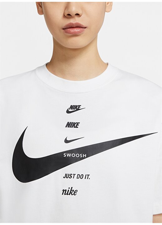 Nike CU5682-100 Beyaz Kadın T-Shirt 2