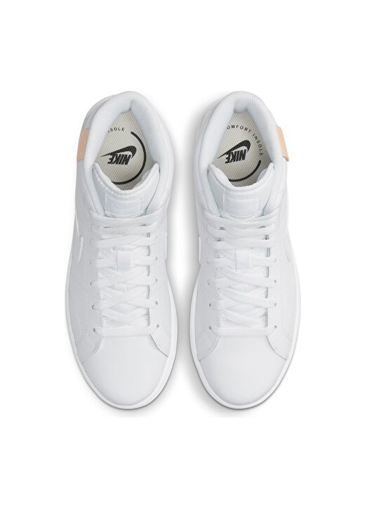 Nike Beyaz Kadın Bilekli Lifestyle Ayakkabı CT1725-100 WMNS COURT ROYALE 2 MID 4
