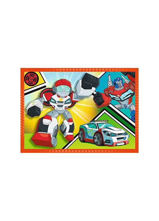 Trefl Hasbro, Transformers Academy- 4In1 Puzzle 4