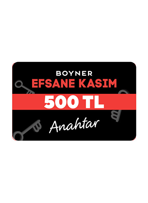 Anahtar Kart 500 TL 1
