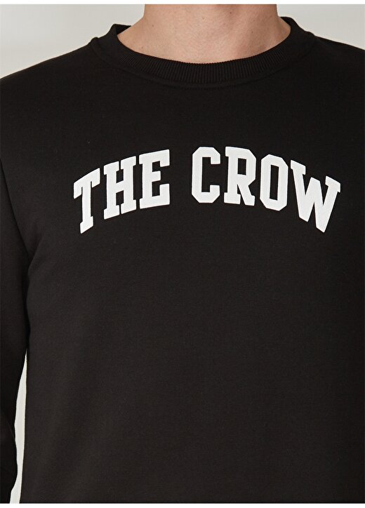 The Crow Siyah Erkek T-Shirt THE CROW LOGO 4