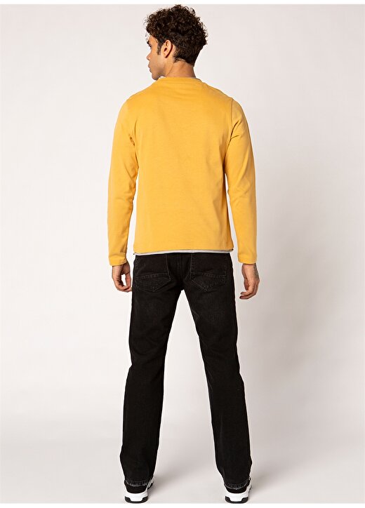 Vigoss 61858-04001 Koyu Sarı Erkek Sweatshirt 4