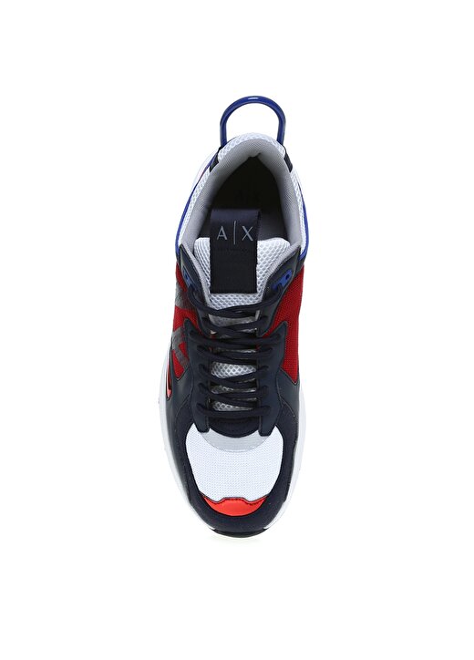 Armani Exchange Erkek Lacivert-Kırmızı Sneaker 4