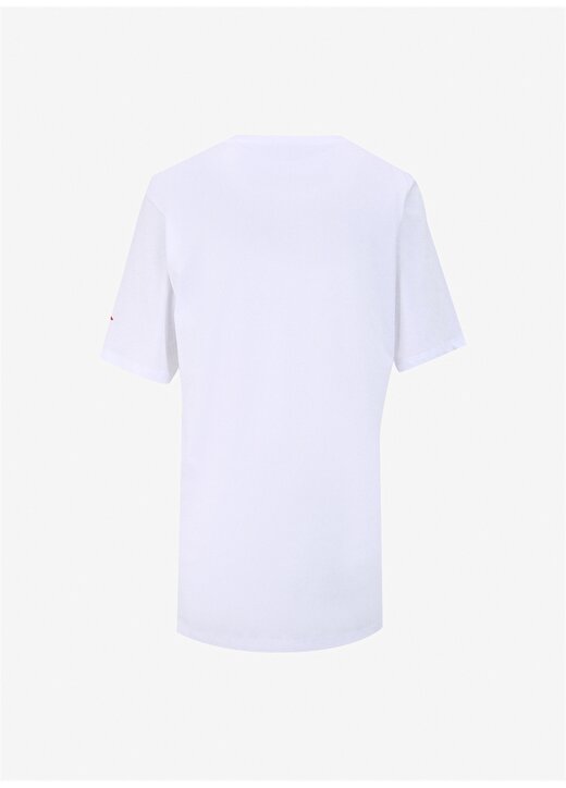 Fabrika Talita Beyaz V Yaka Kadın T-Shirt 2