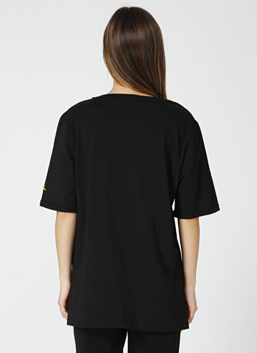 Fabrika Talita Siyah V Yaka Kadın T-Shirt 4