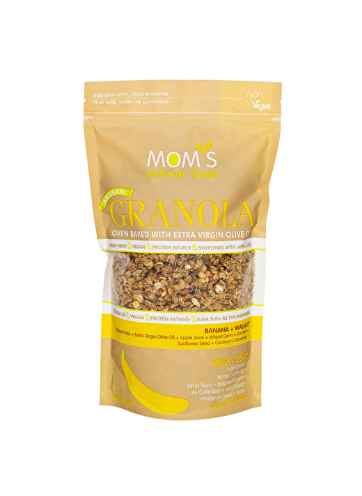 Mom's Natural Foods Muz - Ceviz GRANOLA 360g 1