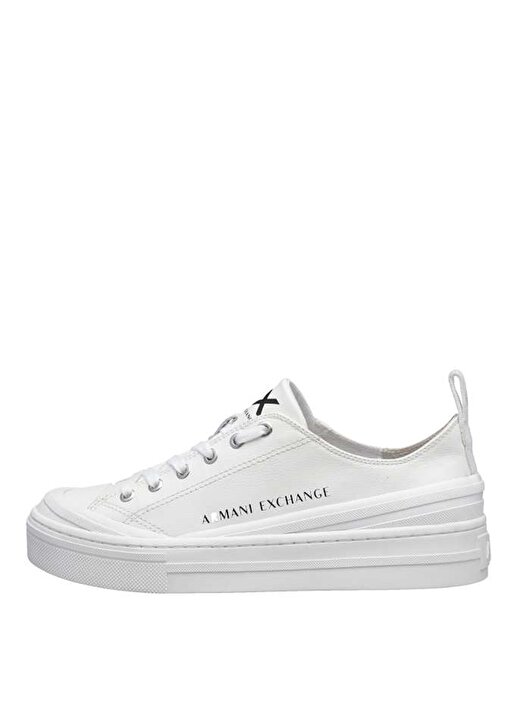 Armani Exchange Kadın Düz Topuk Beyaz Sneaker 1