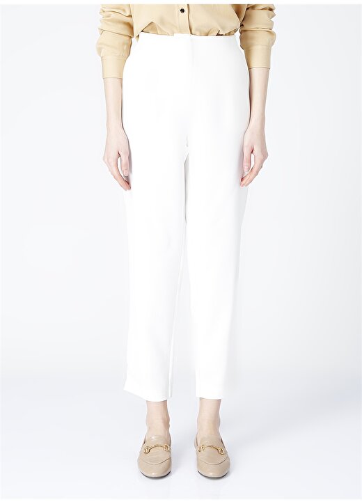 Fabrika Comfort Beyaz Kadın Pantolon 2