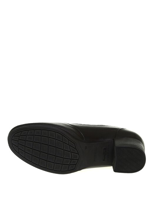 Forelli 57202-G SIYAH Deri Siyah Kadın Topuklu Ayakkabı 3
