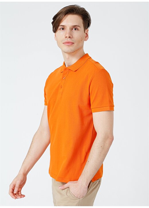 Limon Kısa Kol Basic Düz Erkek Polo T-Shirt 1