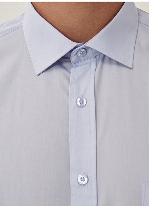 Altınyıldız Classics Comfort Fit Klasik Gömlek Yaka Düz Açık Mavi Erkek Gömlek 4A2000000003 3