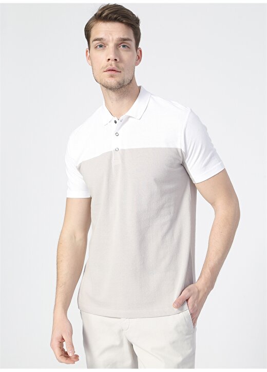 Fabrika Basic Düz Taş Erkek Polo T-Shirt - FRODO 3