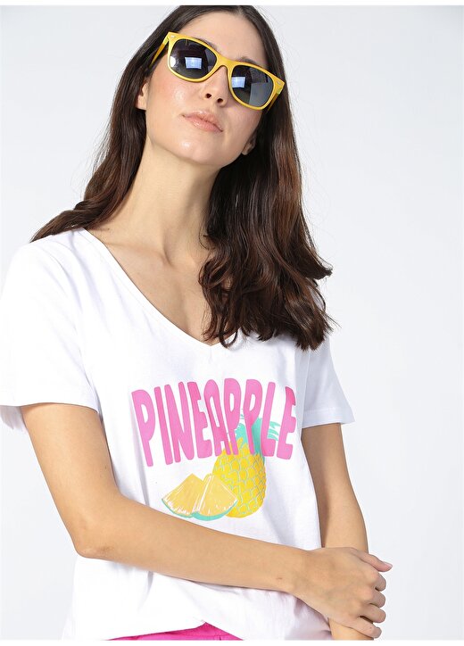 Limon Baskılı Kadın T-Shirt 1