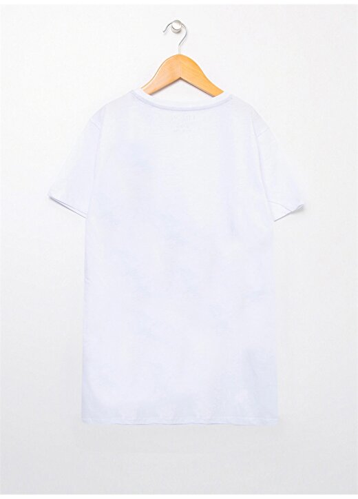 Limon Bisiklet Yaka Beyaz T-Shirt 2