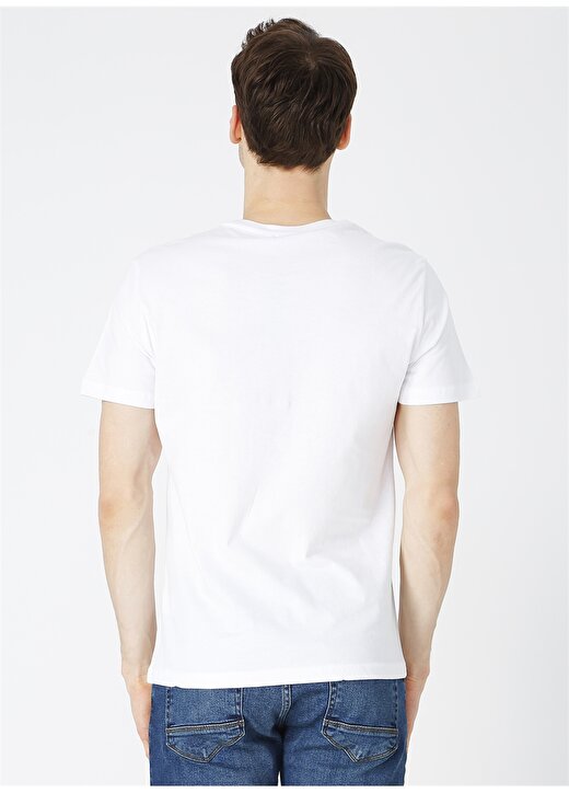 Fabrika Sports Arman Beyaz Yazı Baskılıbisiklet Yaka Erkek T-Shirt 4