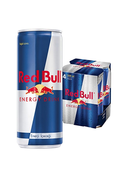 Red Bull 4X250 Ml Enerji İçeceği 1