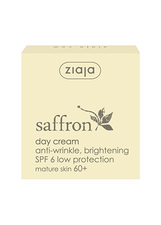 Ziaja Safran Kırışıklık Karşıtı Aydınlatıcı Gündüz Kremi SPF6 60+ Yaş 50ML 3