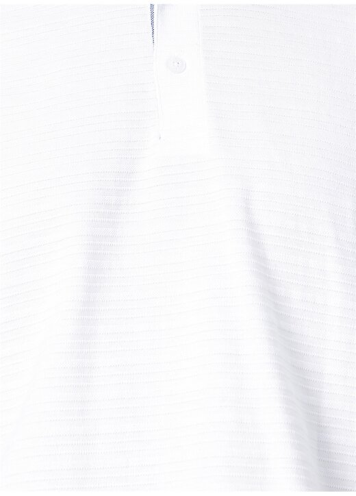 Fabrika Comfort Erkek Beyaz Polo Yaka T-Shirt 4