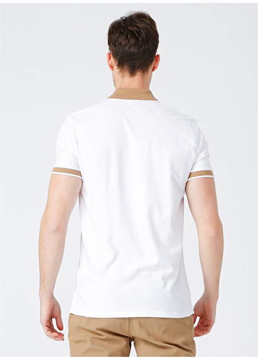 Fabrika Comfort Erkek Beyaz Polo T-Shirt 4