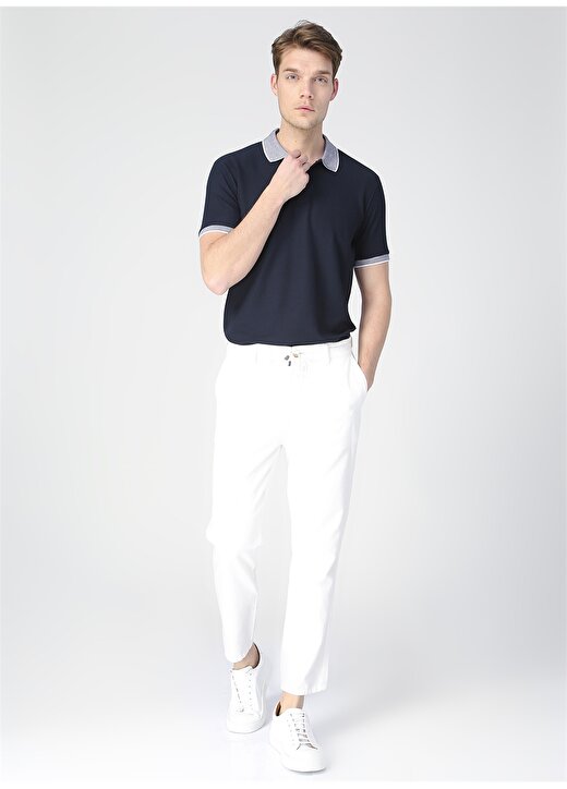 Fabrika Comfort Erkek Lacivert Polo Yaka T-Shirt 2