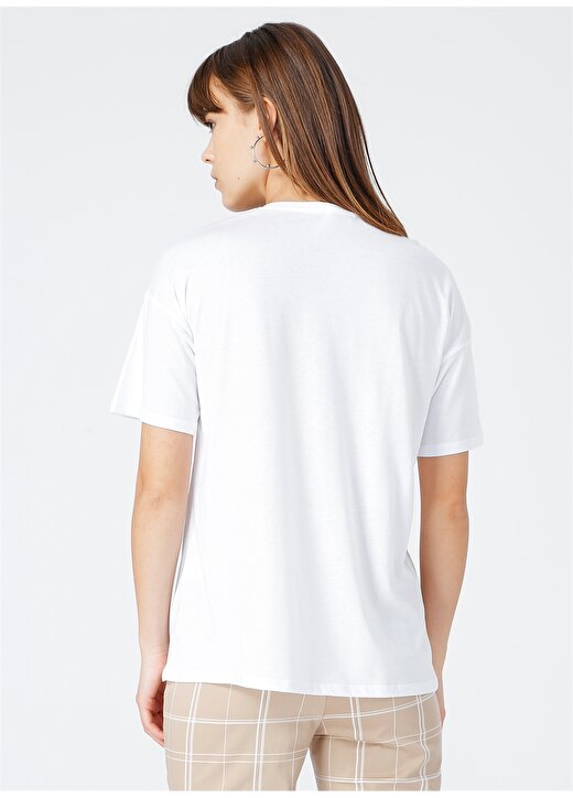 Fabrika Trent Beyaz Kadın T-Shirt 4