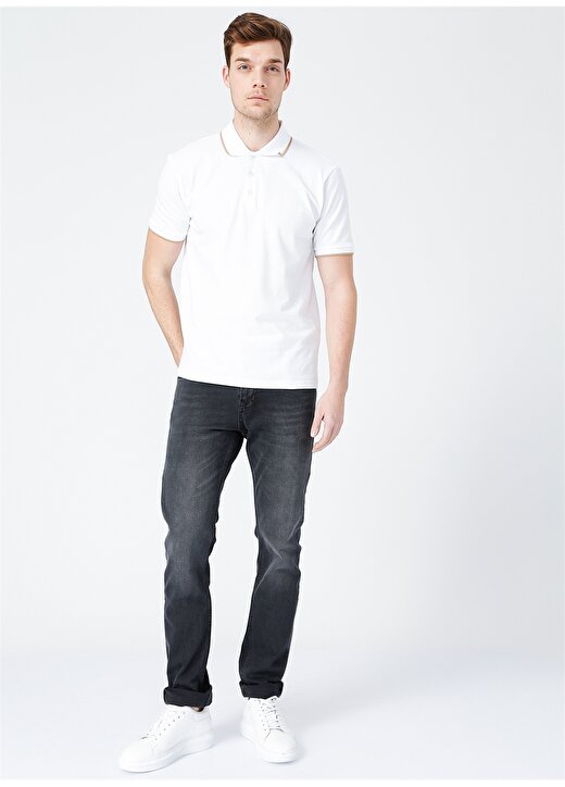 Fabrika Comfort Beyaz Erkek Polo T-Shirt 2