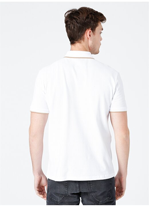 Fabrika Comfort Beyaz Erkek Polo T-Shirt 4