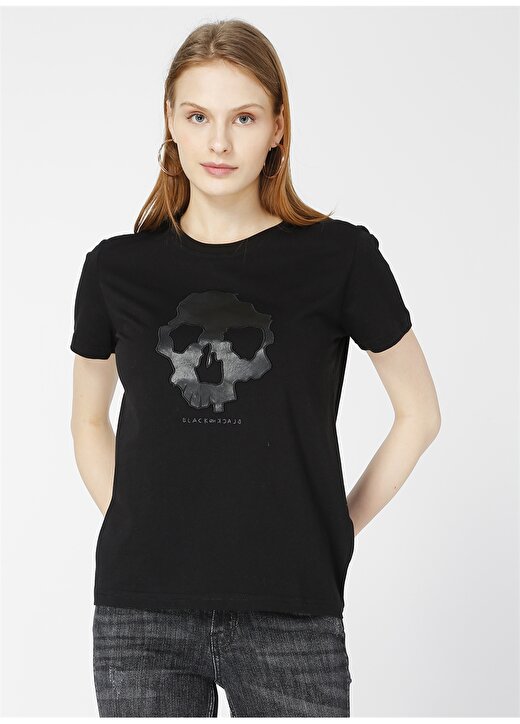 Black On Black Forli Siyah Kadın T-Shirt 3