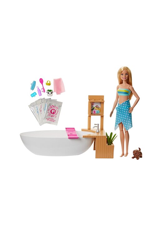 Barbie Wellness Barbıe''nin Spa Günü Oyun Seti 2