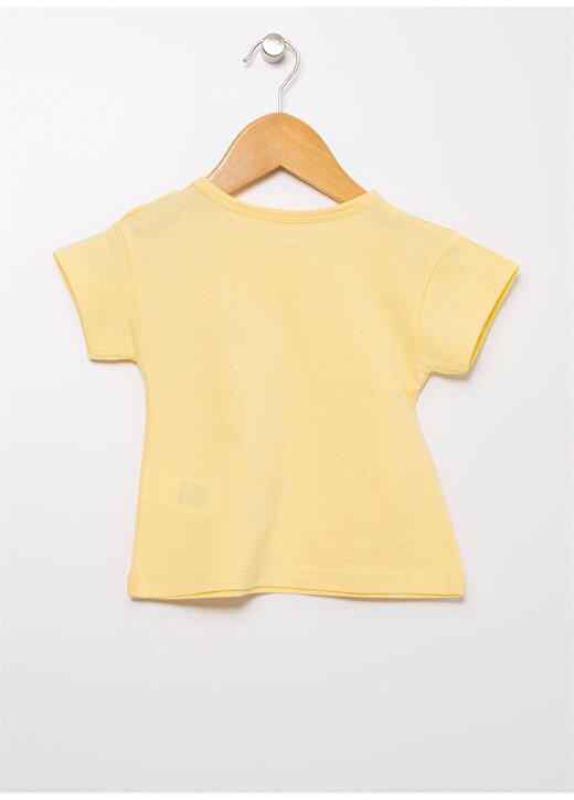 Mammaramma 21HG-11 Bisiklet Yaka Sarı Standart Kalıp Bebek T-Shirt 3