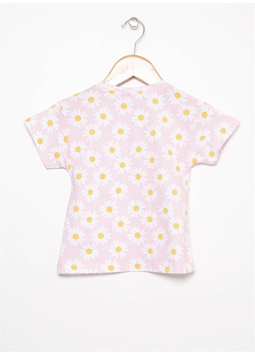 Mammaramma Pembe Çiçekli Kız Çocuk ,T-Shirt 2