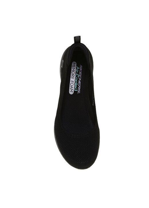 Skechers 104134 Bbk Siyah Kadın Düz Ayakkabı 4