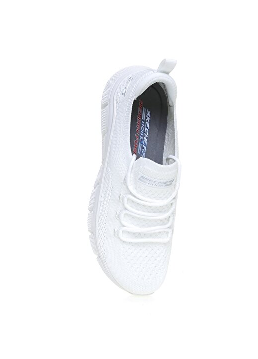 Skechers 117121 Wht Beyaz Kadın Sneaker 4