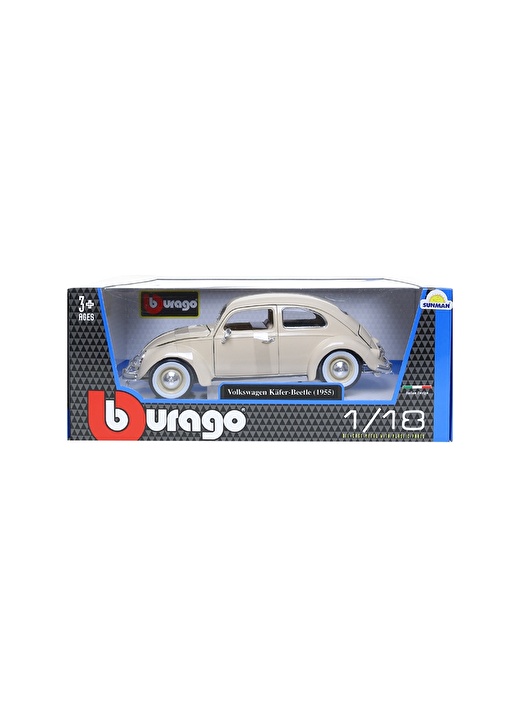 1:18 Volkswagen Kafer Beetle 1955 Modelaraba - Krem 1